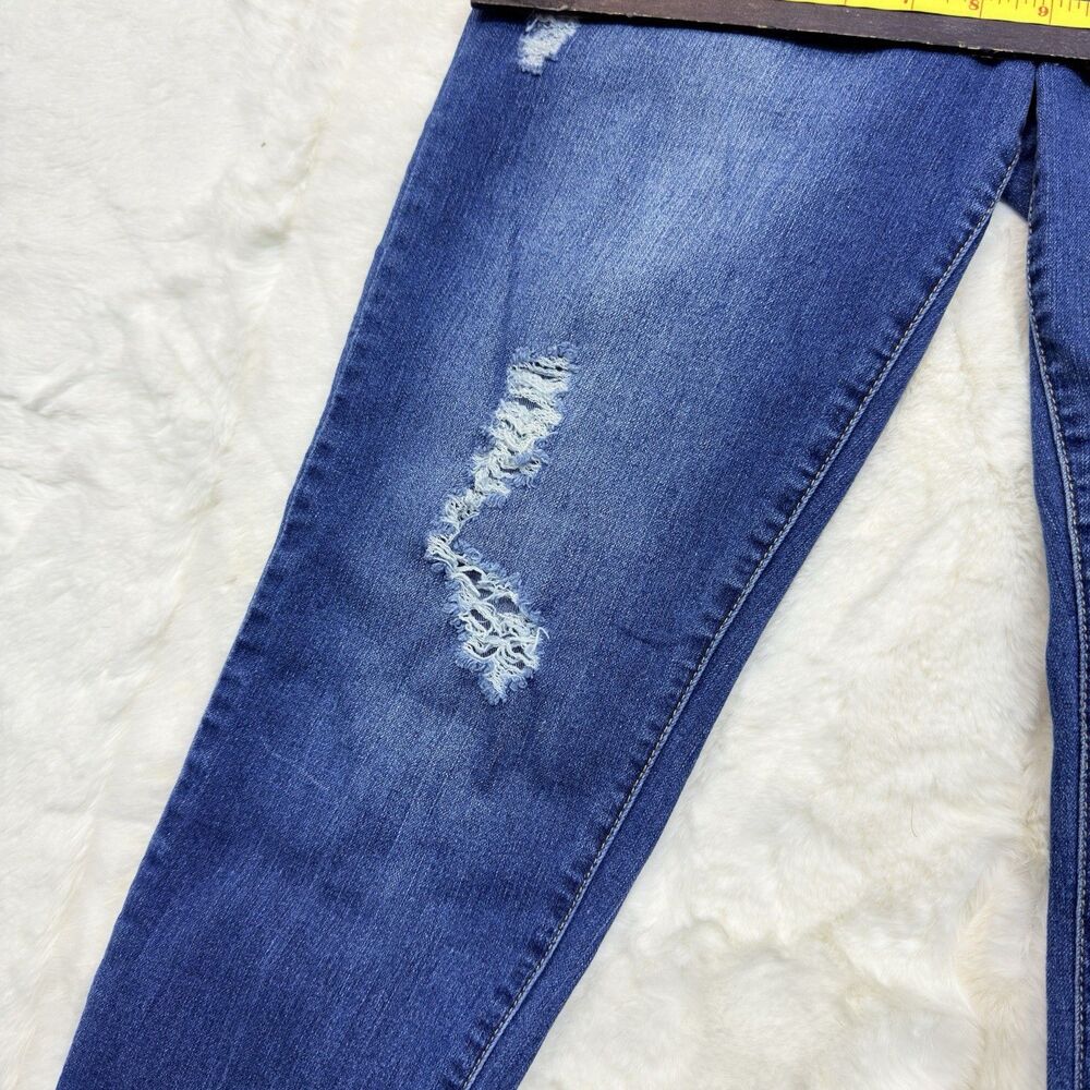 1822 Denim Skinny Ankle Jeans Medium Wash Mid Rise Women's Blue Size 10 - Picture 5 of 16